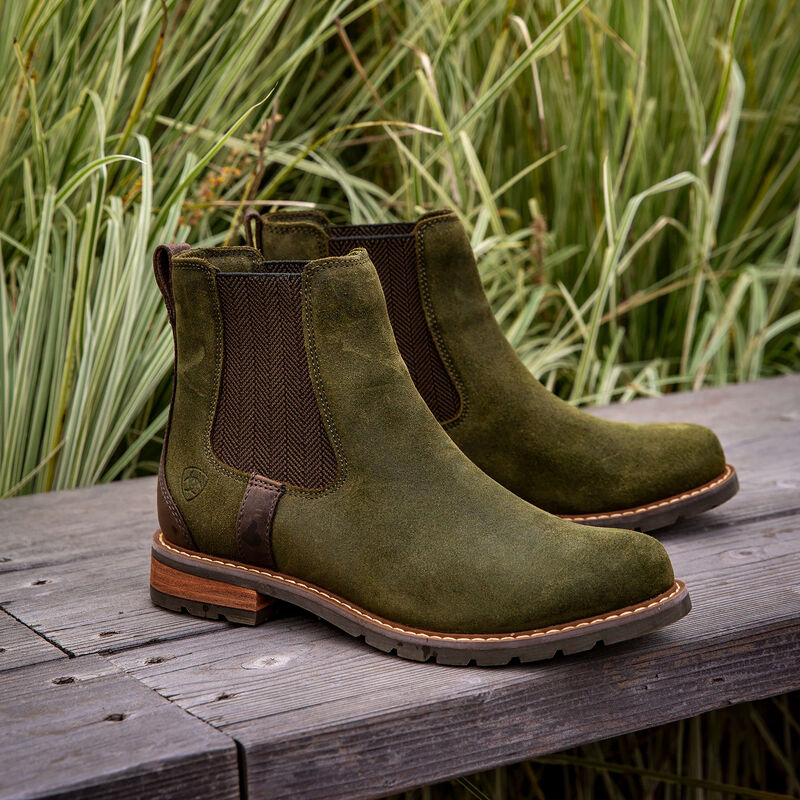 Ariat: Women's Wexford Waterproof Chelsea Boot in Olive