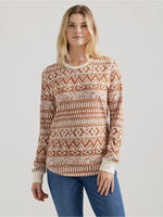 Load image into Gallery viewer, Wrangler: Women&#39;s Retro® Horse Geo Thermal Shirt
