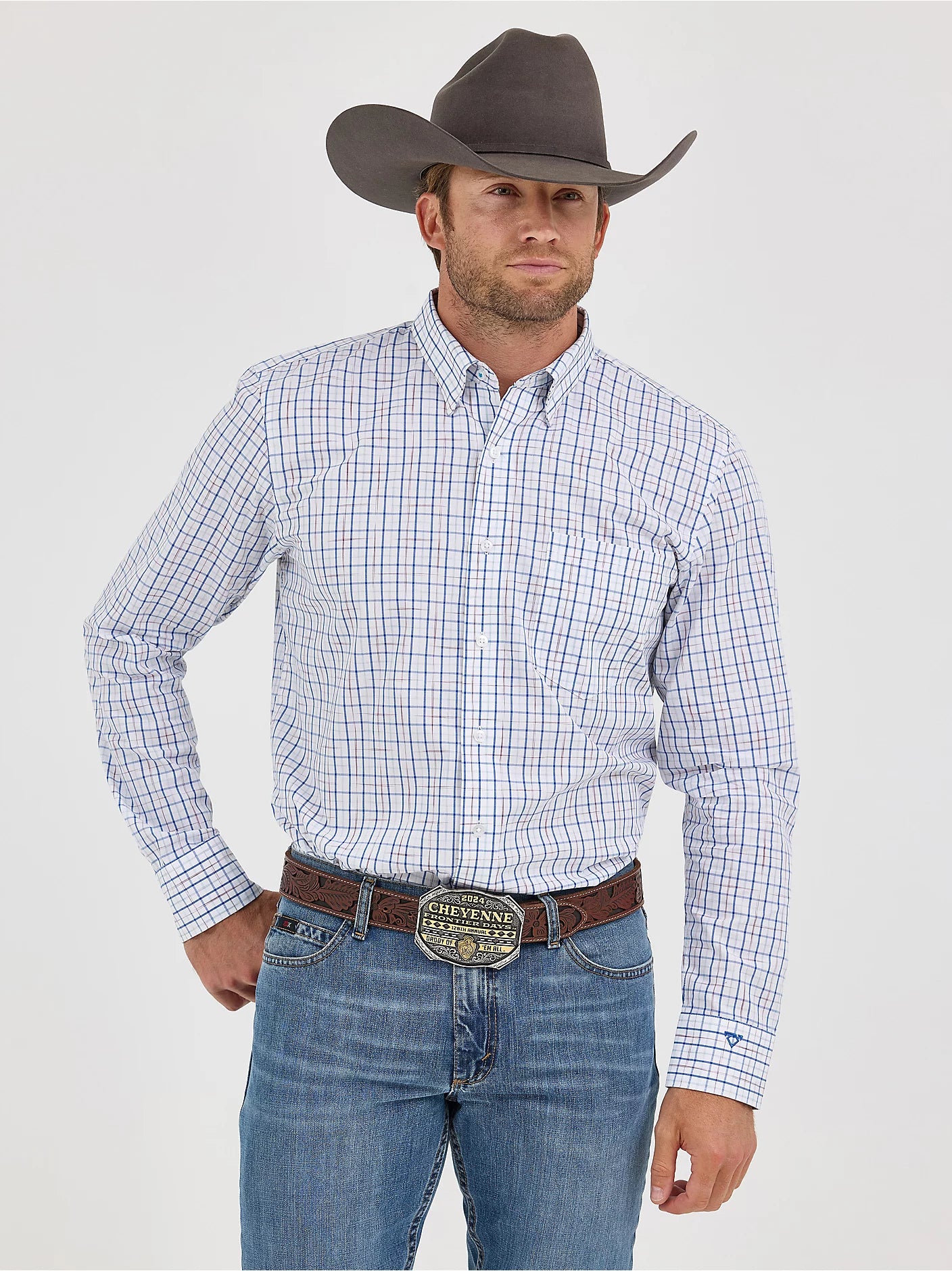 Wrangler Men's: Cody Johnson One Pocket Button Down Shirt