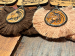 Load image into Gallery viewer, Hand Tooled Fringe Earrings
