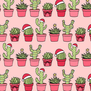 Christmas Cactus & Plants Wrapping Paper