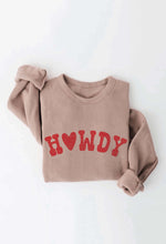 Load image into Gallery viewer, HOWDY Heart Sweatshirt
