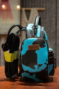 Wrangler: Cowprint Mini Backpack