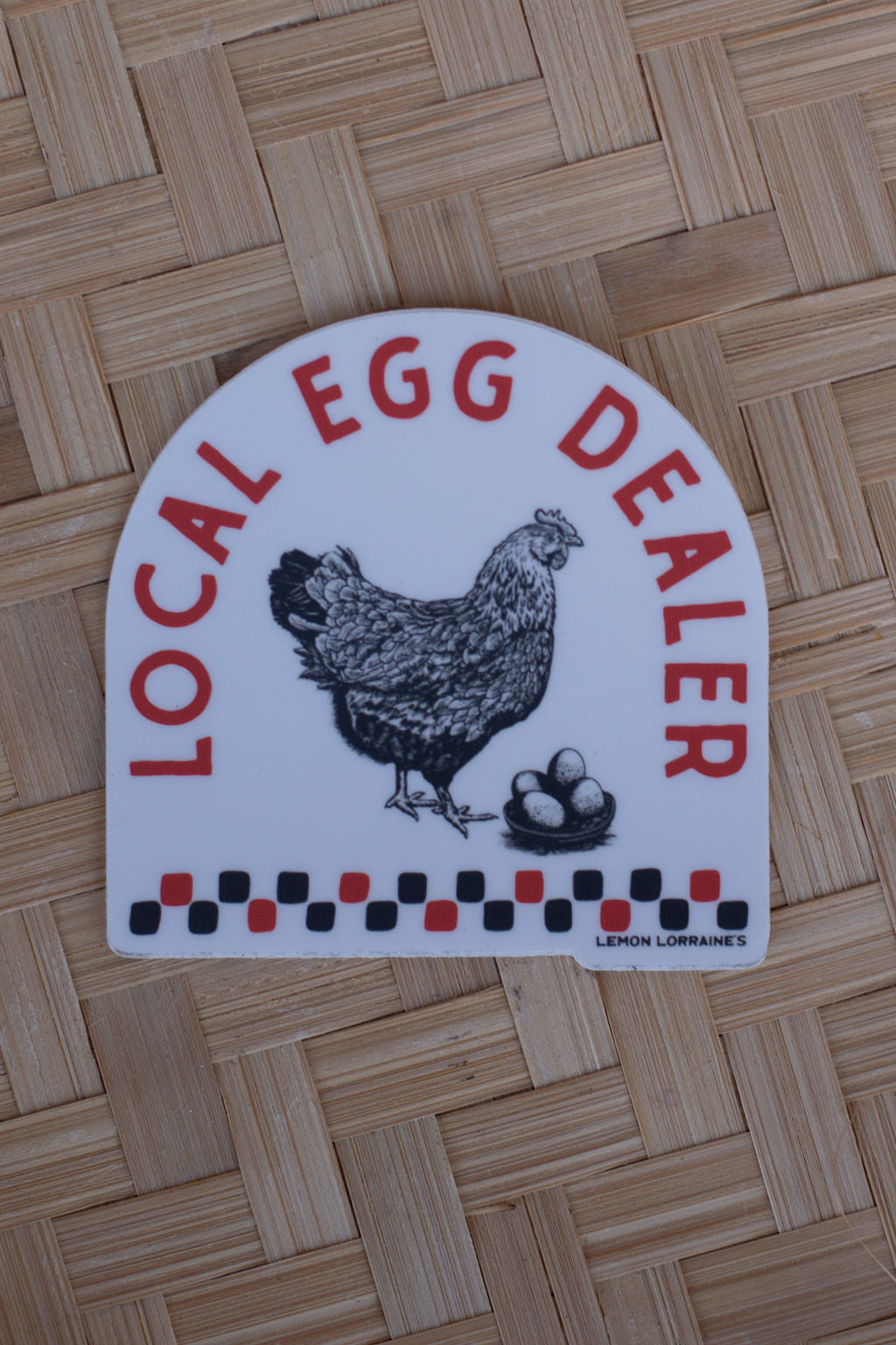 Local Egg Dealer Sticker