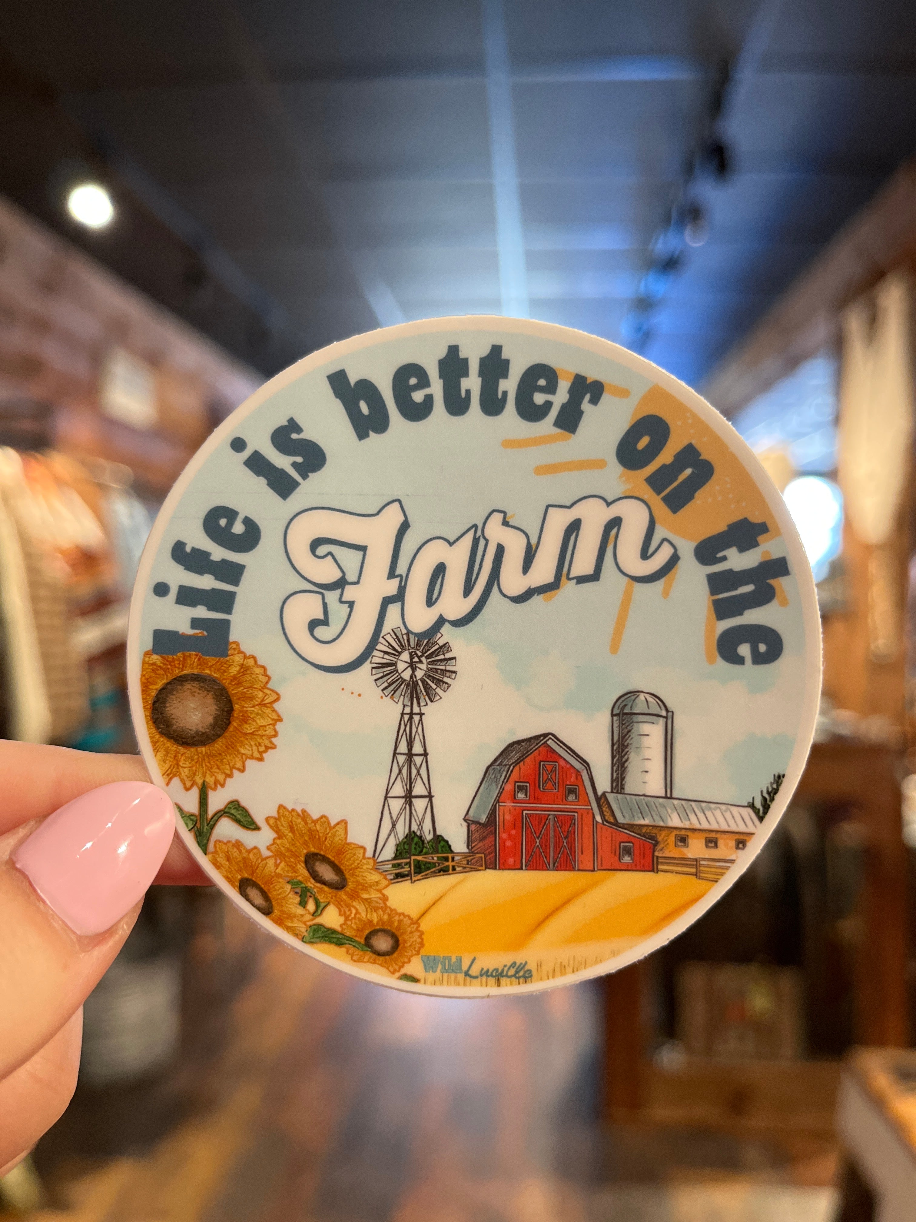 Life Is Better On The Farm Sticker