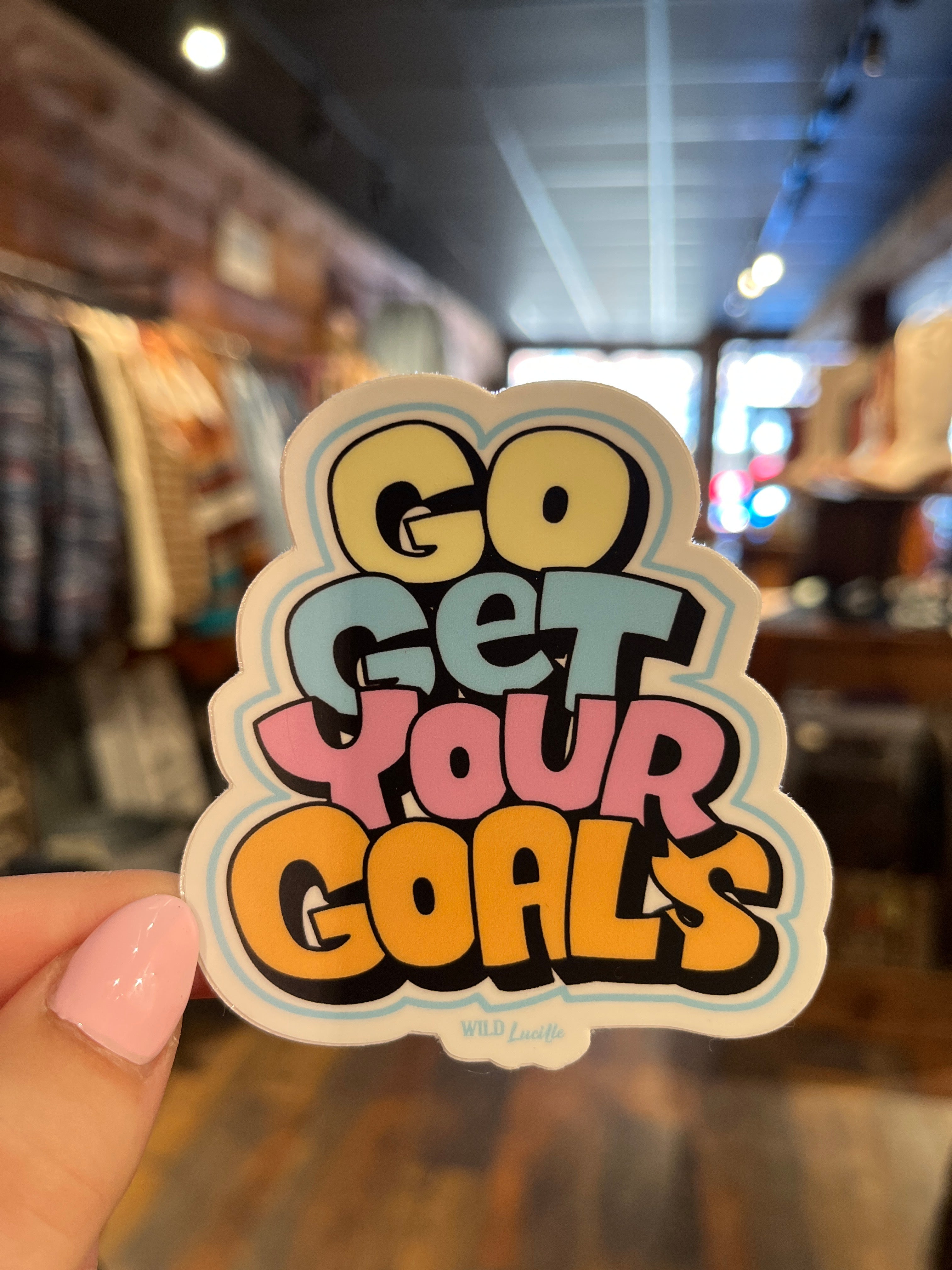 Get Your Goals Sticker