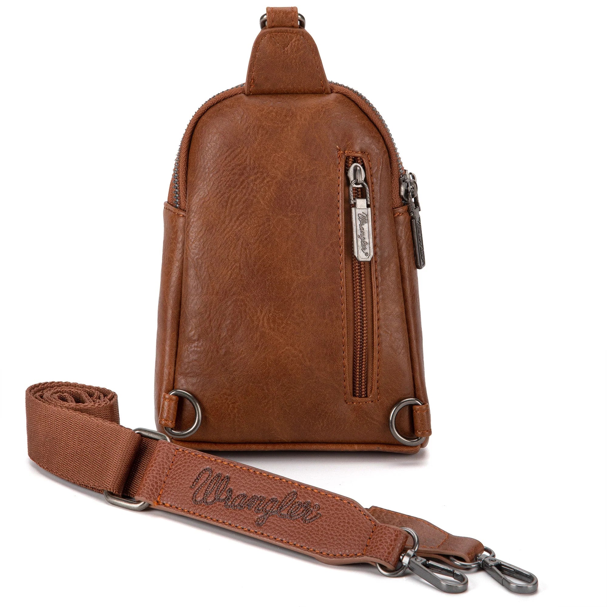 Montana West: Embroidered Boot Stitch Sling Bag