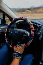 Load image into Gallery viewer, Aztec Steering Wheel Cover
