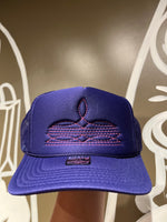 Load image into Gallery viewer, Western Boot Stitch Trucker Hat
