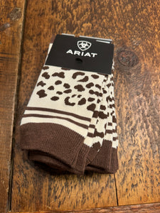 Ariat: Women's Leopard Novelty Crew Socks
