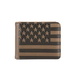 Load image into Gallery viewer, American Pride Men&#39;s Bifold Leather Wallet
