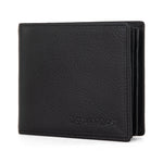 Load image into Gallery viewer, Genuine Leather Men&#39;s Bi-Fold Gusseted Wallet
