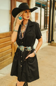 Kylie Concho Button Down Dress