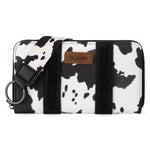 Load image into Gallery viewer, Wrangler: Cow Print Wallet
