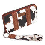 Load image into Gallery viewer, Wrangler: Cow Print Wallet
