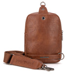 Load image into Gallery viewer, Trinity Ranch Cowhide Tooled Sling Bag
