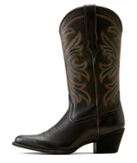 Load image into Gallery viewer, Ariat: Women&#39;s Heritage J Toe Stretchfit Black Deertan Western Boot
