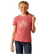 Load image into Gallery viewer, Ariat: Girls Cactus Logo T-Shirt
