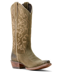 Ariat: Women's Jukebox Western Boot in Soft Olive Suede