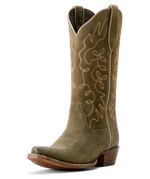 Load image into Gallery viewer, Ariat: Women&#39;s Jukebox Western Boot in Soft Olive Suede
