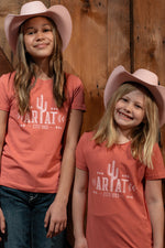 Load image into Gallery viewer, Ariat: Girls Cactus Logo T-Shirt
