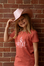 Load image into Gallery viewer, Ariat: Girls Cactus Logo T-Shirt
