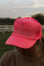 Load image into Gallery viewer, Western Boot Stitch Trucker Hat
