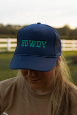 Load image into Gallery viewer, &quot;HOWDY&quot; Embroidered Foam Trucker Hat
