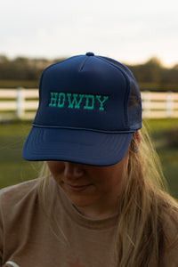 "HOWDY" Embroidered Foam Trucker Hat