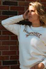 Load image into Gallery viewer, Wrangler: Women&#39;s Cream Crewneck
