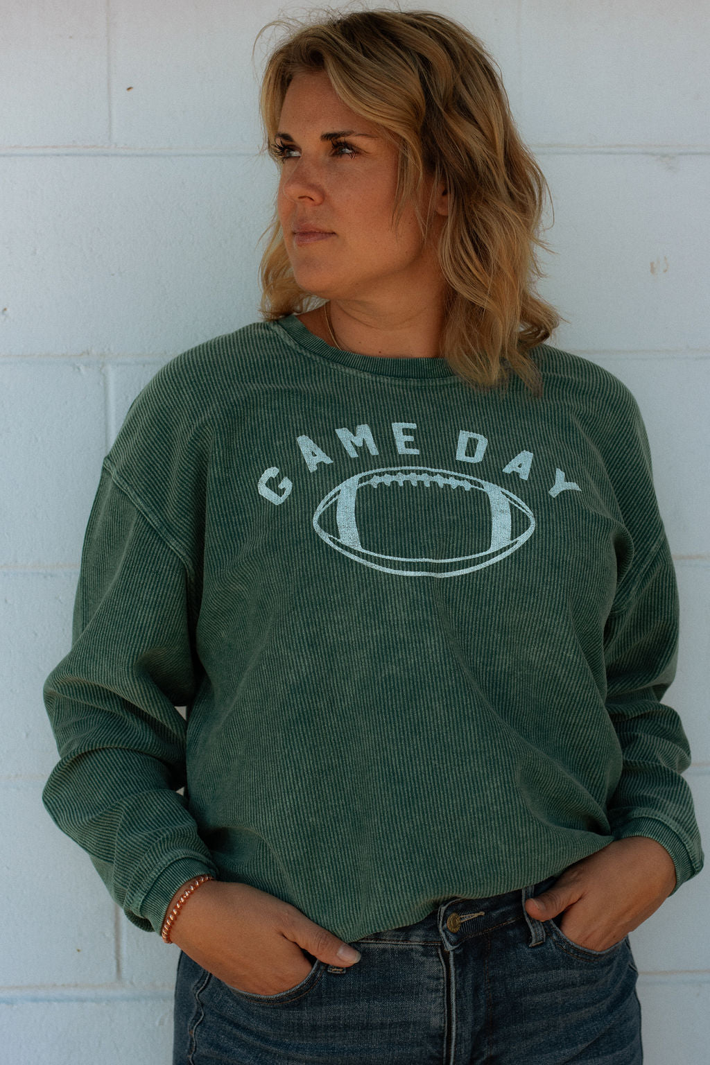 Vintage Game Day Thermal Pullover