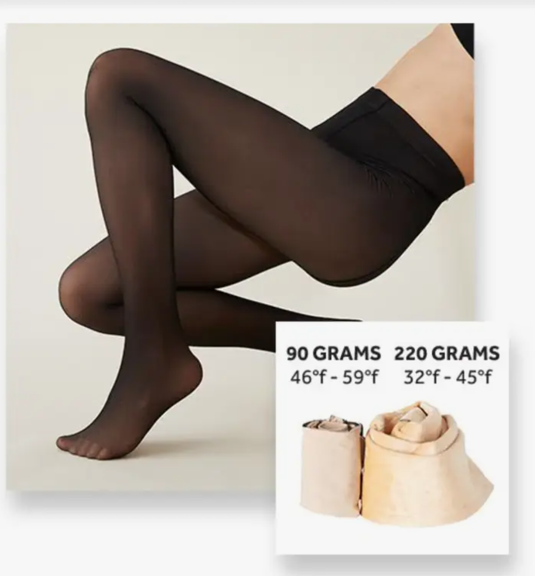I found dark skin friendly fleece lined tights!!!🥹🫶🏽🥹 All the fleece lined  tights I've tried so far have made my legs look