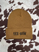 Load image into Gallery viewer, Yeehaw Knit Embroidered Beanie
