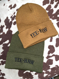 Yeehaw Knit Embroidered Beanie